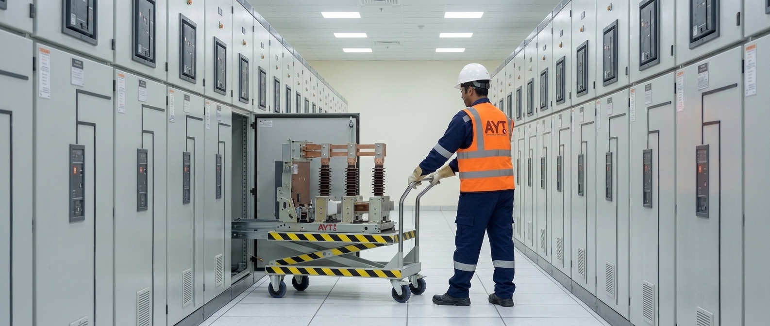 Battery discharge capacity testing on a substation battery bank in Qatar